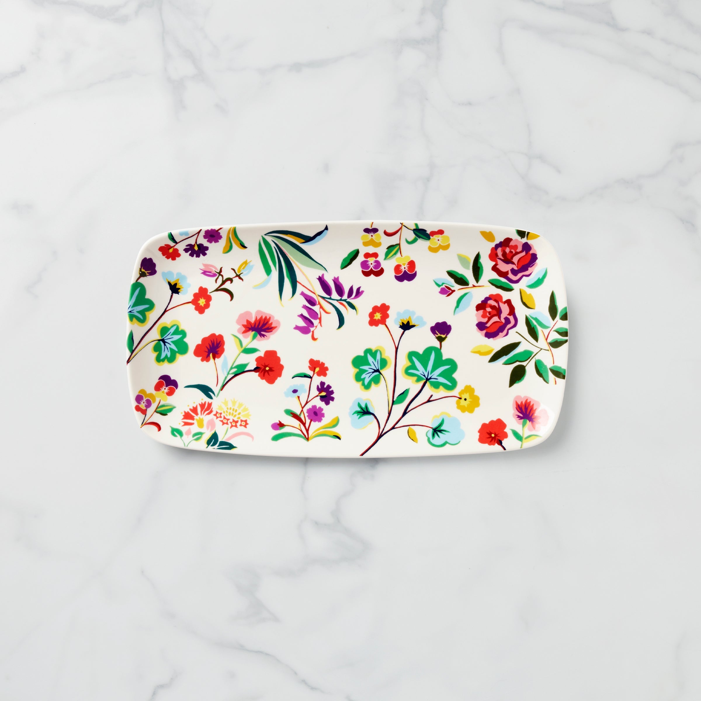 894693_w10.jpg Garden Floral Hors d'Oeuvres Tray - Image 1